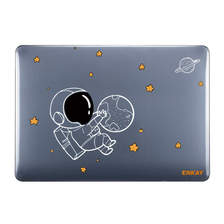 For MacBook Air 13.6 2022/2024 A2681 (M2) / A3113 (M3) ENKAY Hat-Prince 3 in 1 Spaceman Pattern Laotop Protective Crystal Case with TPU Keyboard Film / Anti-dust Plugs, Version:US(Spaceman No.5) - MacBook Air Cases by ENKAY | Online Shopping South Africa | PMC TechLife | Buy Now Pay Later Mobicred