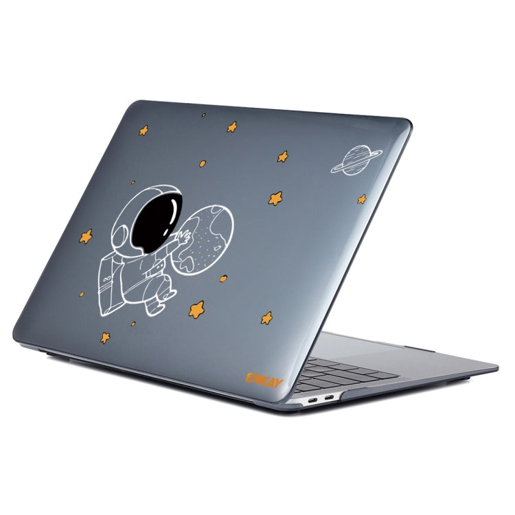 For MacBook Air 13.6 2022/2024 A2681 (M2) / A3113 (M3) ENKAY Hat-Prince 3 in 1 Spaceman Pattern Laotop Protective Crystal Case with TPU Keyboard Film / Anti-dust Plugs, Version:US(Spaceman No.5) - MacBook Air Cases by ENKAY | Online Shopping South Africa | PMC TechLife | Buy Now Pay Later Mobicred