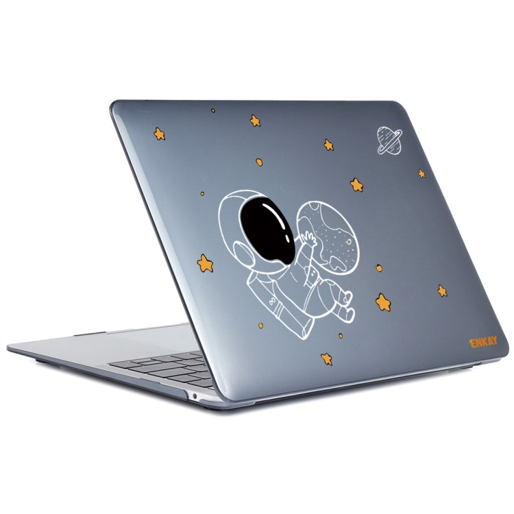 For MacBook Air 13.6 2022/2024 A2681 (M2) / A3113 (M3) ENKAY Hat-Prince 3 in 1 Spaceman Pattern Laotop Protective Crystal Case with TPU Keyboard Film / Anti-dust Plugs, Version:US(Spaceman No.5) - MacBook Air Cases by ENKAY | Online Shopping South Africa | PMC TechLife | Buy Now Pay Later Mobicred