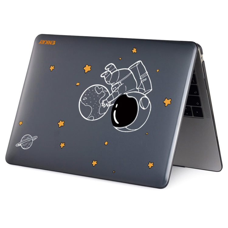 For MacBook Air 13.6 2022/2024 A2681 (M2) / A3113 (M3) ENKAY Hat-Prince 3 in 1 Spaceman Pattern Laotop Protective Crystal Case with TPU Keyboard Film / Anti-dust Plugs, Version:US(Spaceman No.5) - MacBook Air Cases by ENKAY | Online Shopping South Africa | PMC TechLife | Buy Now Pay Later Mobicred