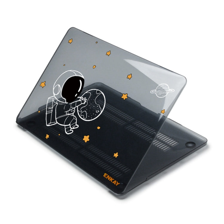 For MacBook Air 13.6 2022/2024 A2681 (M2) / A3113 (M3) ENKAY Hat-Prince 3 in 1 Spaceman Pattern Laotop Protective Crystal Case with TPU Keyboard Film / Anti-dust Plugs, Version:US(Spaceman No.5) - MacBook Air Cases by ENKAY | Online Shopping South Africa | PMC TechLife | Buy Now Pay Later Mobicred