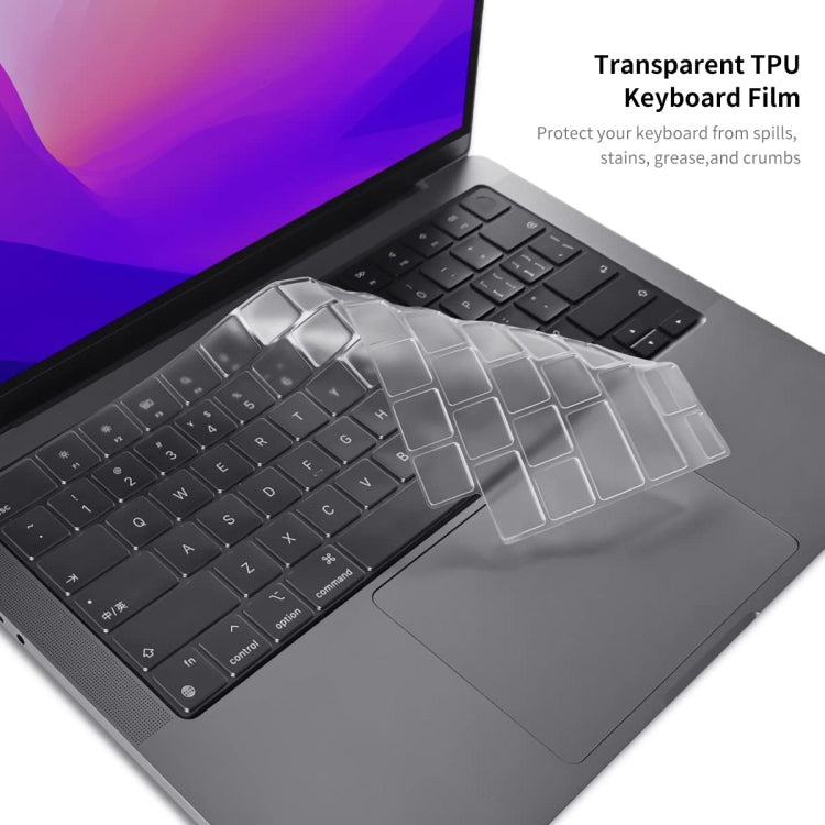 For MacBook Air 13.6 A2681 ENKAY Hat-Prince 3 in 1 Spaceman Pattern Laotop Protective Crystal Case with TPU Keyboard Film / Anti-dust Plugs, Version:EU(Spaceman No.5) - MacBook Air Cases by ENKAY | Online Shopping South Africa | PMC Jewellery