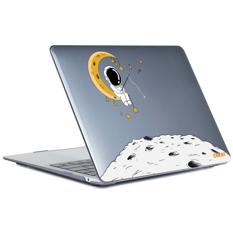 For MacBook Pro 15.4 A1707/A1990 ENKAY Hat-Prince 3 in 1 Spaceman Pattern Laotop Protective Crystal Case with TPU Keyboard Film / Anti-dust Plugs, Version:US(Spaceman No.3) - MacBook Pro Cases by ENKAY | Online Shopping South Africa | PMC TechLife