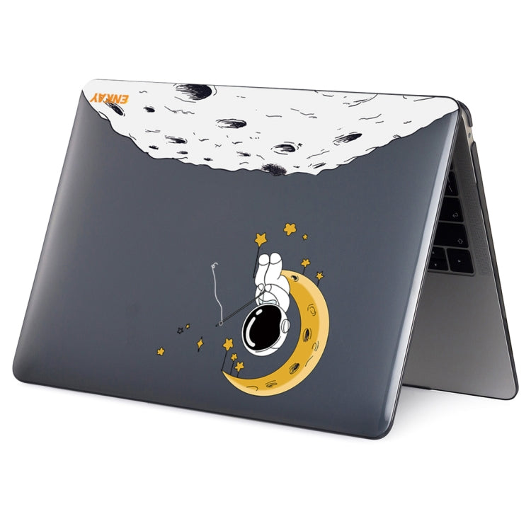 For MacBook Pro 15.4 A1707/A1990 ENKAY Hat-Prince 3 in 1 Spaceman Pattern Laotop Protective Crystal Case with TPU Keyboard Film / Anti-dust Plugs, Version:US(Spaceman No.3) - MacBook Pro Cases by ENKAY | Online Shopping South Africa | PMC TechLife