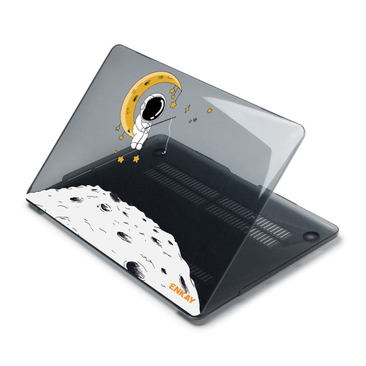 For MacBook Pro 15.4 A1707/A1990 ENKAY Hat-Prince 3 in 1 Spaceman Pattern Laotop Protective Crystal Case with TPU Keyboard Film / Anti-dust Plugs, Version:US(Spaceman No.3) - MacBook Pro Cases by ENKAY | Online Shopping South Africa | PMC TechLife