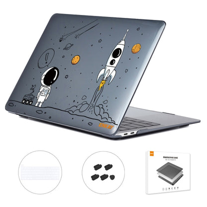 For MacBook Pro 16.1 A2141 ENKAY Hat-Prince 3 in 1 Spaceman Pattern Laotop Protective Crystal Case with TPU Keyboard Film / Anti-dust Plugs, Version:US(Spaceman No.1) - MacBook Pro Cases by ENKAY | Online Shopping South Africa | PMC Jewellery