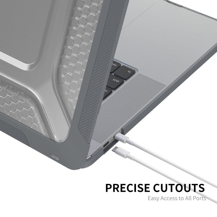 For MacBook Pro 16 A2141 ENKAY Hat-Prince 3 in 1 Protective Bracket  Case Cover Hard Shell with TPU Keyboard Film / Anti-dust Plugs, Version:EU(Black) - MacBook Pro Cases by ENKAY | Online Shopping South Africa | PMC Jewellery