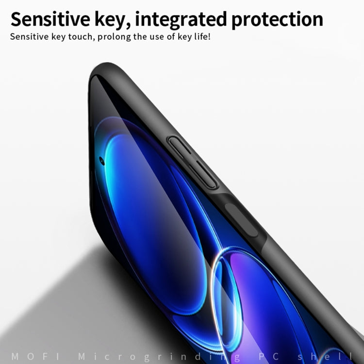 For Xiaomi Redmi Note 12 Pro 5G China MOFI Micro Frosted PC Ultra-thin Hard Case(Black) - free shipping - PMC TechLife - Order now!