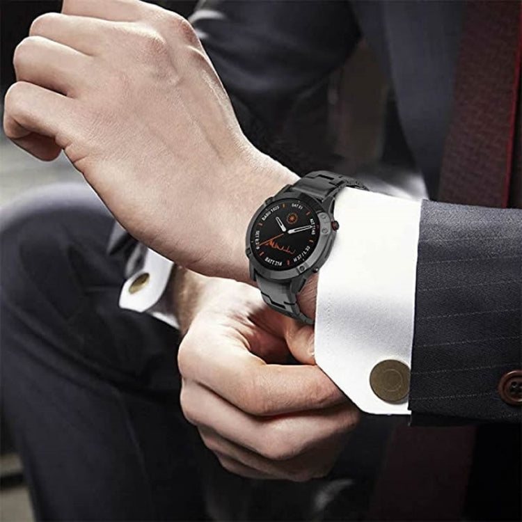 Compatible with Garmin Fenix 7 Solar 22mm Titanium Alloy Quick Release Watch Band(Black) - free shipping - PMC TechLife - Order now!