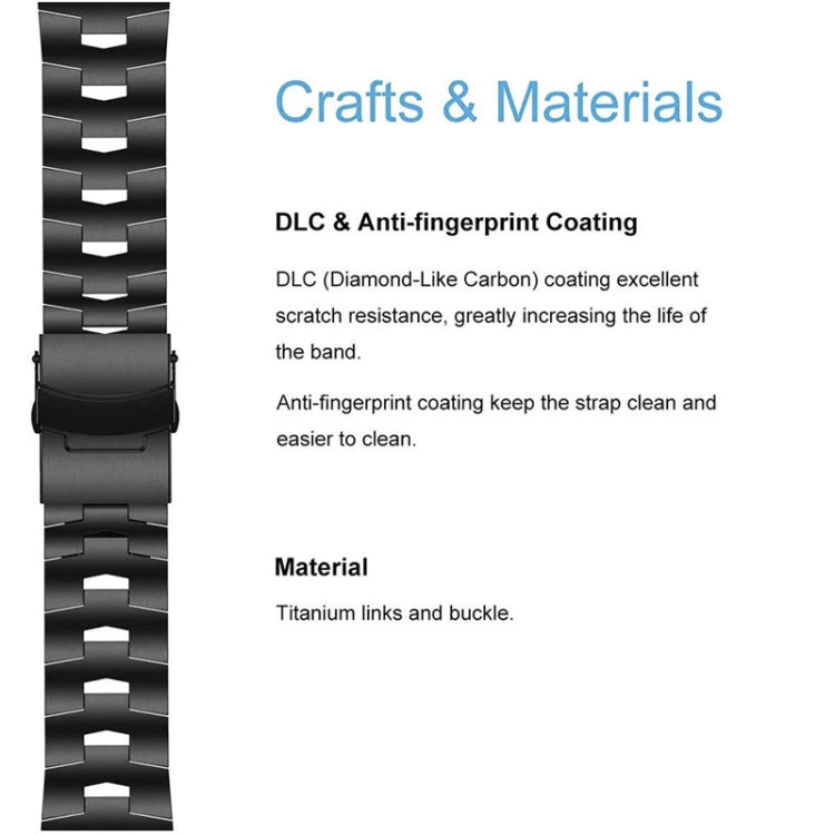 Compatible with Garmin Tactix 7 Pro 26mm Titanium Alloy Quick Release Watch Band(Titanium Gray) - free shipping - PMC TechLife - Order now!