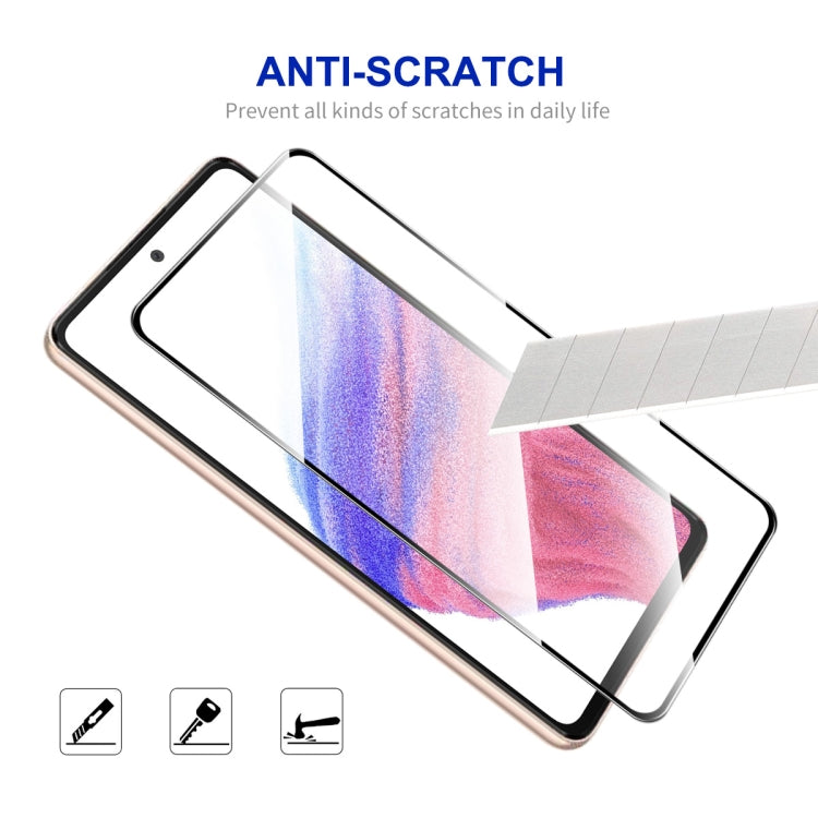 For Samsung Galaxy A54 5G 10pcs ENKAY Hat-Prince Full Glue 0.26mm 9H 2.5D Tempered Glass Full Film - Galaxy Tempered Glass by ENKAY | Online Shopping South Africa | PMC Jewellery