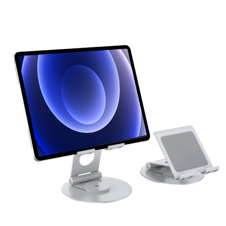 JUNSUNMAY 360 Degrees Rotating Foldable Laptop Desktop Holder Height / Angle Adjustable(Silver) - free shipping - PMC TechLife - Order now!