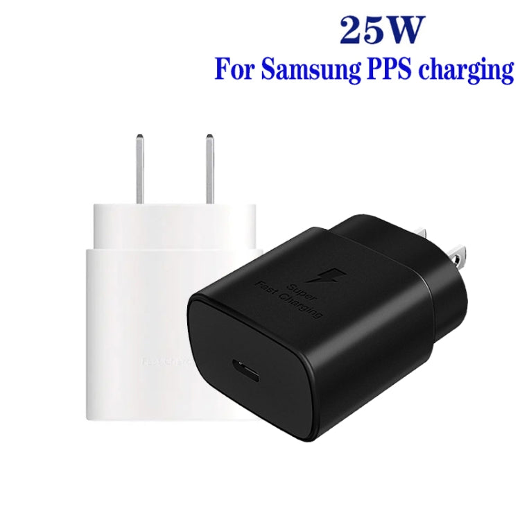 TA800 PD / PPS 25W Type-C Port Charger for Samsung, US Plug(Black) - USB Charger by PMC Jewellery | Online Shopping South Africa | PMC Jewellery