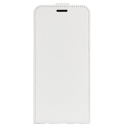 For Motorola Moto G72 R64 Texture Single Vertical Flip Leather Phone Case(White) - Motorola Cases by PMC Jewellery | Online Shopping South Africa | PMC Jewellery