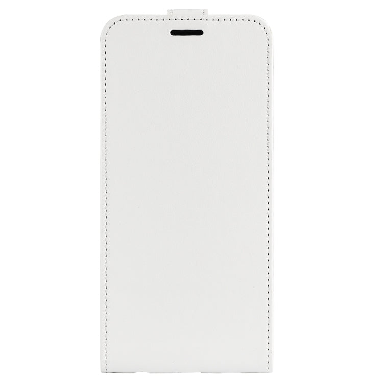 For TCL 40 SE R64 Texture Vertical Flip Leather Phone Case(White) - More Brand by PMC Jewellery | Online Shopping South Africa | PMC Jewellery