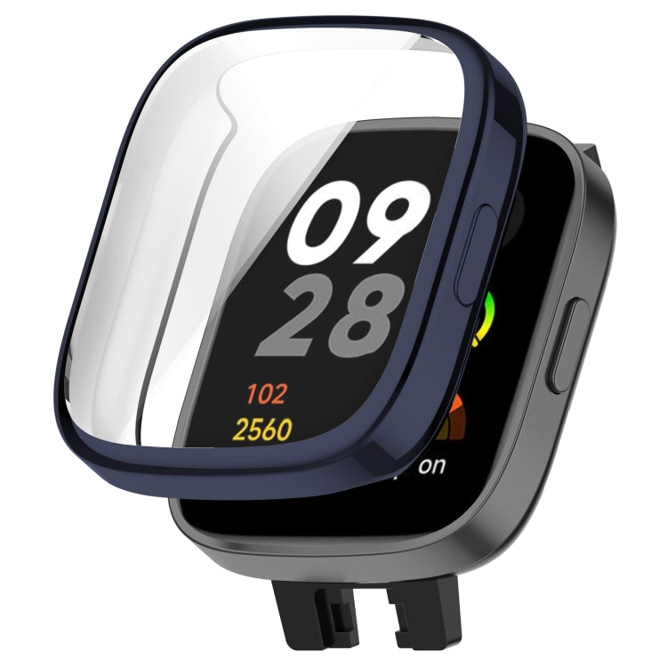 For Redmi Watch 3 Lite TPU Fully Enclosed Watch Protective Case(Midnight Blue) - Smart Wear by PMC TechLife | Online Shopping South Africa | PMC TechLife