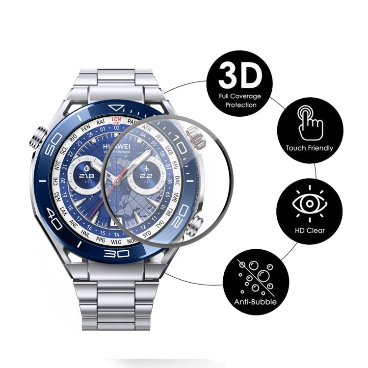 2pcs For Huawei Watch Ultimate ENKAY Hat-Prince 3D Full Coverage Soft PC Edge + PMMA HD Screen Protector Film - Smart Wear by ENKAY | Online Shopping South Africa | PMC TechLife