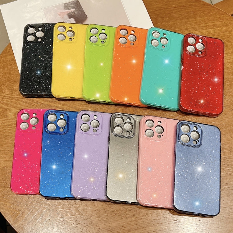 For  iPhone XR Jelly Glitter Solid Color TPU Phone Case(Pink) - More iPhone Cases by PMC TechLife | Online Shopping South Africa | PMC TechLife | Buy Now Pay Later Mobicred