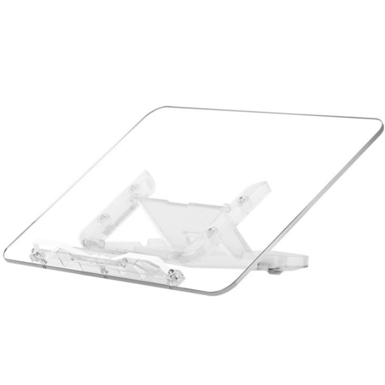 BG-2Y For iPad Tablet PC Angle Adjustable Transparent Acrylic Reading Bookshelf - free shipping - PMC TechLife - Order now!