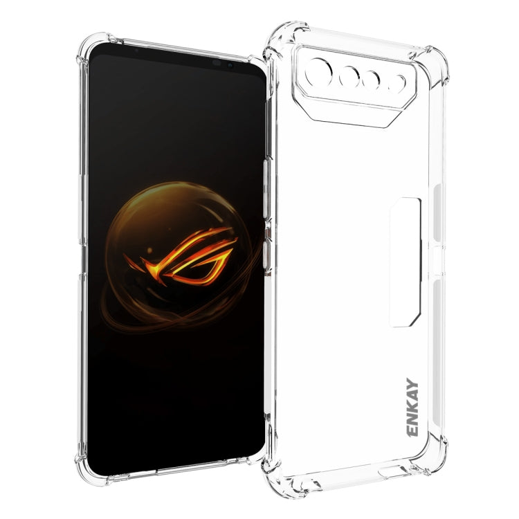 For Asus ROG Phone 7 Ultimate ENKAY Hat-Prince Transparent TPU Shockproof Phone Case - ASUS Cases by ENKAY | Online Shopping South Africa | PMC Jewellery