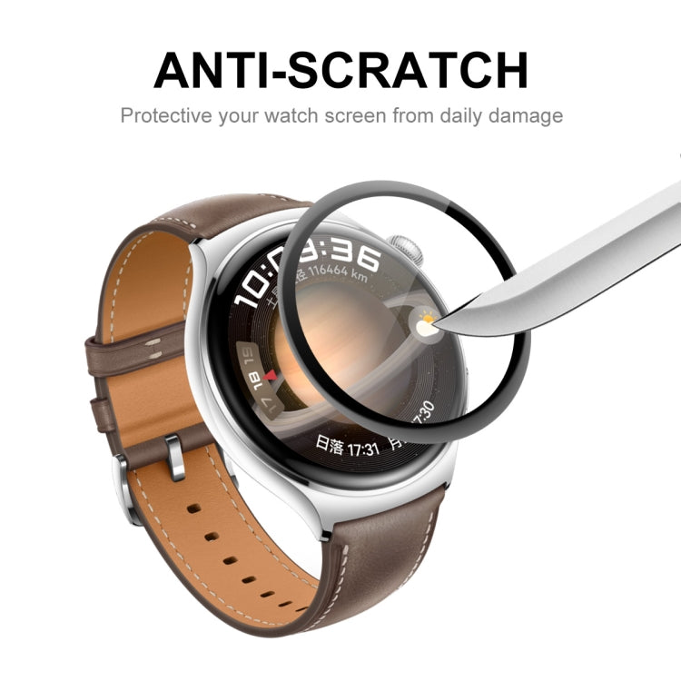 5pcs For Huawei Watch 4 ENKAY 3D Full Coverage Soft PC Edge + PMMA HD Screen Protector Film - Screen Protector by ENKAY | Online Shopping South Africa | PMC TechLife | Buy Now Pay Later Mobicred