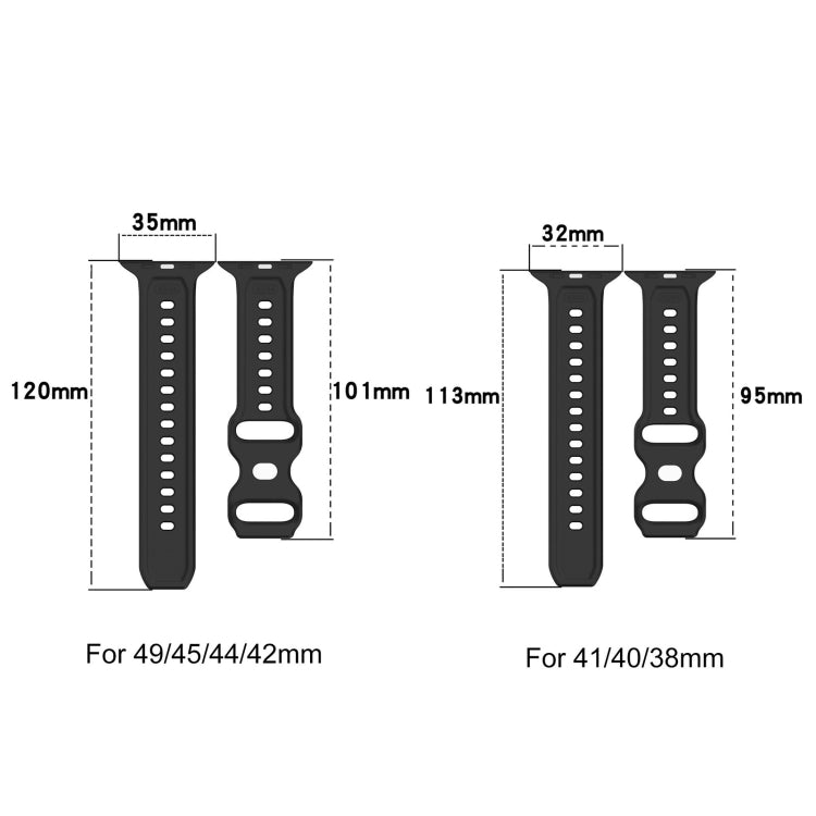 For Apple Watch 2 38mm Reverse Buckle Dot Texture Silicone Watch Band(Orange) - Watch Bands by PMC TechLife | Online Shopping South Africa | PMC TechLife
