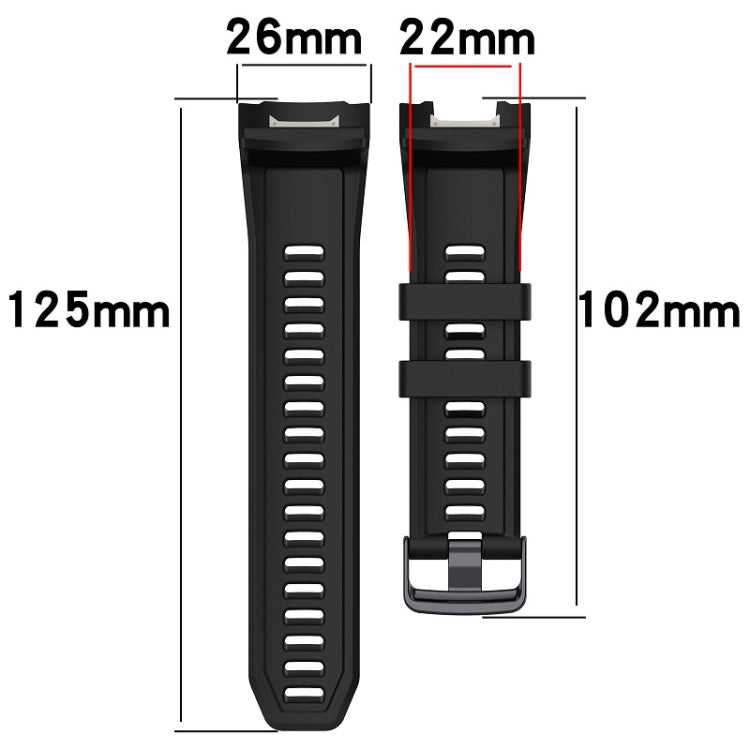 For Garmin Instinct 2X Sports Silicone Replacement Watch Band(Starlight) - Watch Bands by PMC Jewellery | Online Shopping South Africa | PMC Jewellery