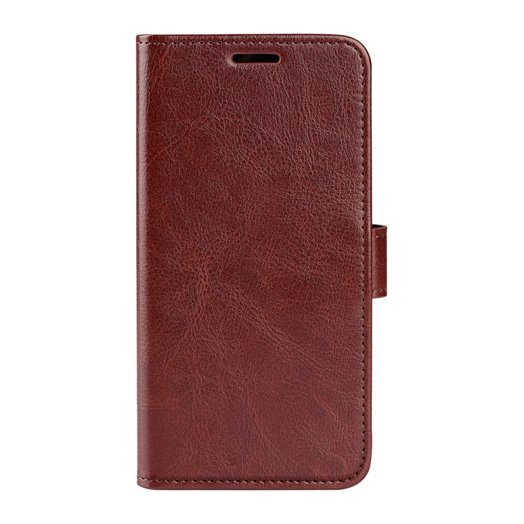 For iPhone 15 R64 Texture Horizontal Flip Leather Phone Case(Brown) - free shipping - PMC TechLife - Order now!