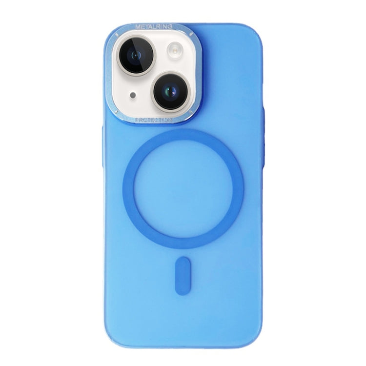 For iPhone 14 Plus Frosted PC MagSafe TPU Phone Case(Blue) - iPhone 14 Plus Cases by PMC Jewellery | Online Shopping South Africa | PMC Jewellery