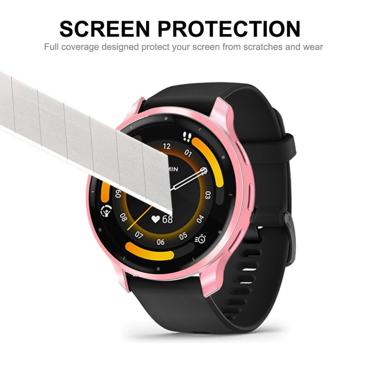 Compatible with Garmin Venu 3S ENKAY Hat-Prince Full Coverage Electroplated TPU Watch Case with Screen Protection(Silver) - free shipping - PMC TechLife - Order now!