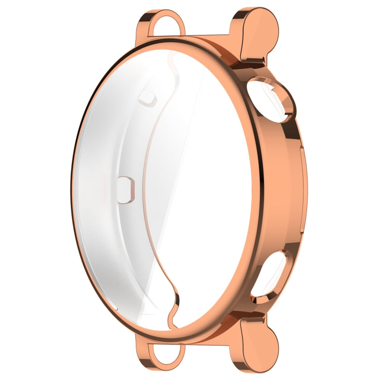 For Huawei Watch GT4 41mm Full Coverage TPU Electroplated Watch Protective Case(Rose Gold) - Watch Cases by PMC TechLife | Online Shopping South Africa | PMC TechLife