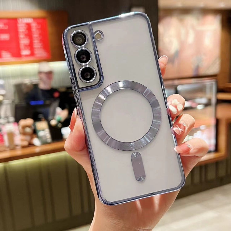 For Samsung Galaxy S20 FE 5G MagSafe Electroplating TPU Phone Case(Sierra Blue) - Galaxy S20 FE Cases by PMC TechLife | Online Shopping South Africa | PMC TechLife