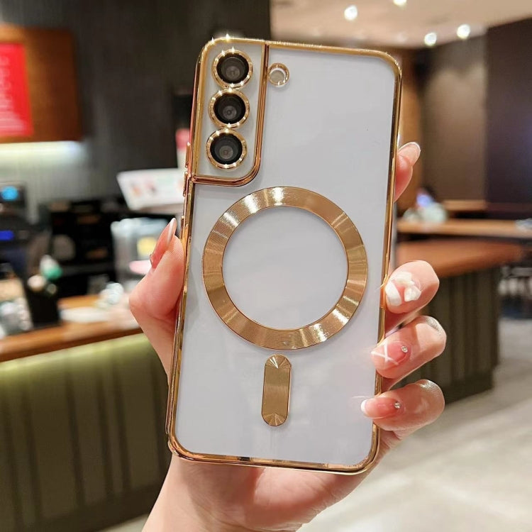 For Samsung Galaxy S21+ 5G MagSafe Electroplating TPU Phone Case(Gold) - Galaxy S21+ 5G Cases by PMC TechLife | Online Shopping South Africa | PMC TechLife