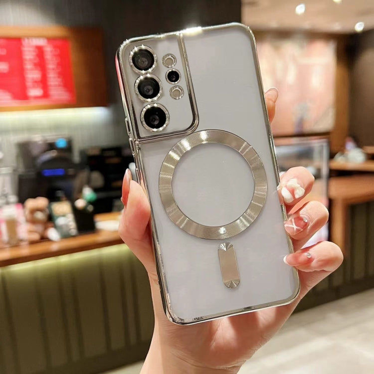 For Samsung Galaxy Note10+ MagSafe Electroplating TPU Phone Case(Silver) - Galaxy Phone Cases by PMC TechLife | Online Shopping South Africa | PMC TechLife