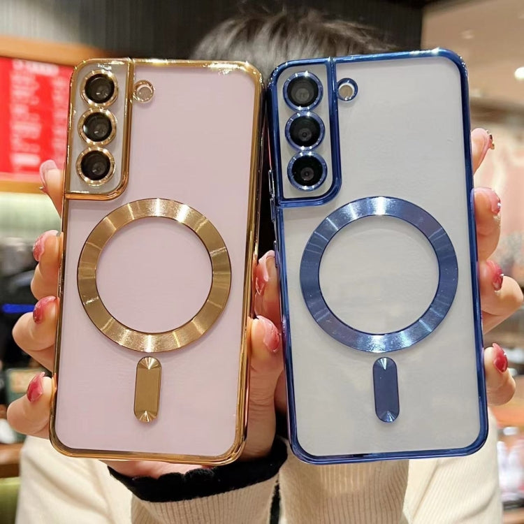 For Samsung Galaxy S20+ 5G MagSafe Electroplating TPU Phone Case(Rose  Gold) - Galaxy Phone Cases by PMC TechLife | Online Shopping South Africa | PMC TechLife