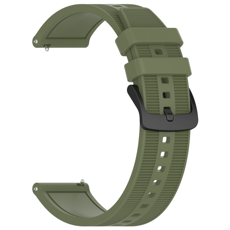 For Huawei Watch Ultimate 22mm Textured Silicone Solid Color Watch Band(Green) - Watch Bands by PMC TechLife | Online Shopping South Africa | PMC TechLife
