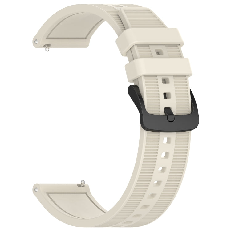 Compatible with Garmin Compatible witherunner 265 Music 22mm Textured Silicone Solid Color Watch Band(Starlight) - free shipping - PMC TechLife - Order now!