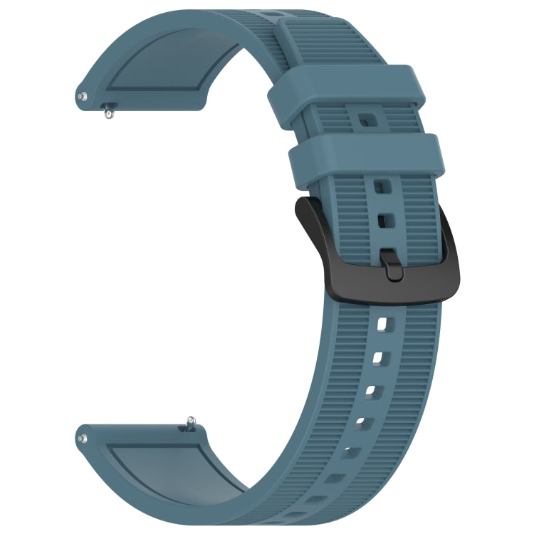Compatible with Garmin Compatible witherunner 265 Music 22mm Textured Silicone Solid Color Watch Band(Rock Cyan) - free shipping - PMC TechLife - Order now!