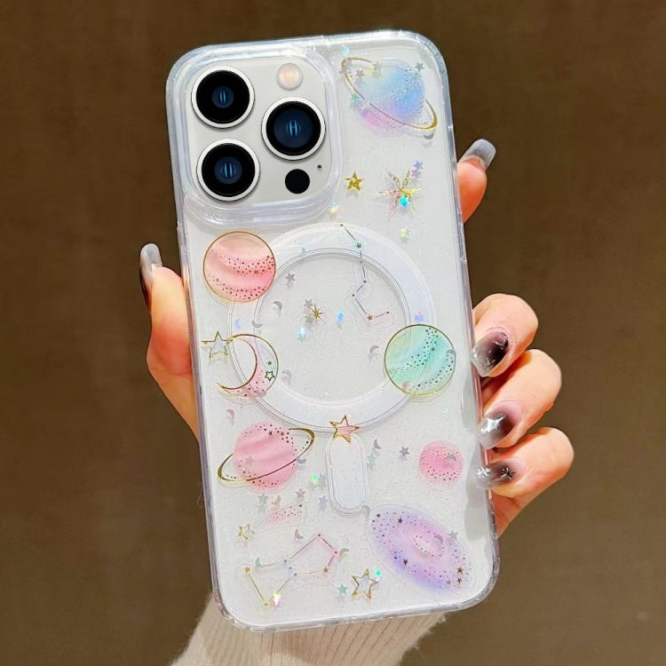 For iPhone 13 Pro Cosmic Star MagSafe TPU Phone Case(Transparent) - free shipping - PMC TechLife - Order now!