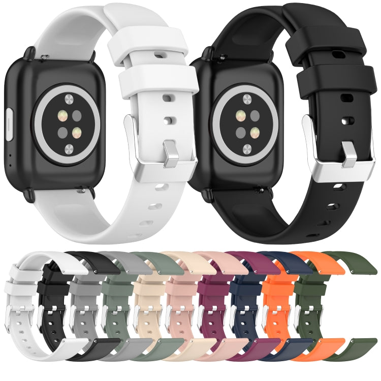 For Huawei Watch 2 20mm Smooth Solid Color Silicone Watch Band(Midnight Blue) - free shipping - PMC TechLife - Order now!