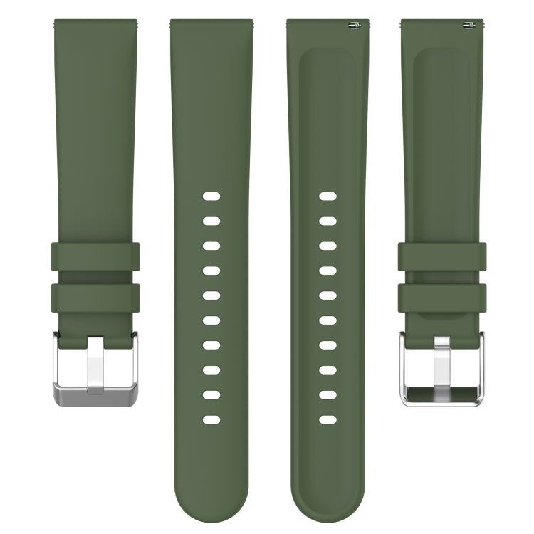 For Huawei Watch GT2 42mm 20mm Smooth Solid Color Silicone Watch Band(White) - free shipping - PMC TechLife - Order now!