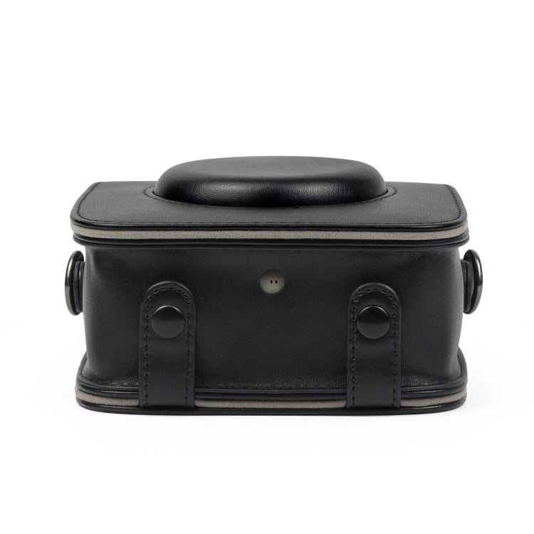 Full Body Camera PU Leather Case Bag with Strap for Fujifilm Instax Square SQ20(Black) - Leather Bag by PMC TechLife | Online Shopping South Africa | PMC TechLife