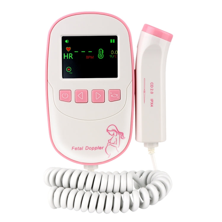 FD20P Fetal Doppler Ultrasound Baby Heartbeat Detector Monitor - Heart Rate Monitoring by PMC Jewellery | Online Shopping South Africa | PMC Jewellery