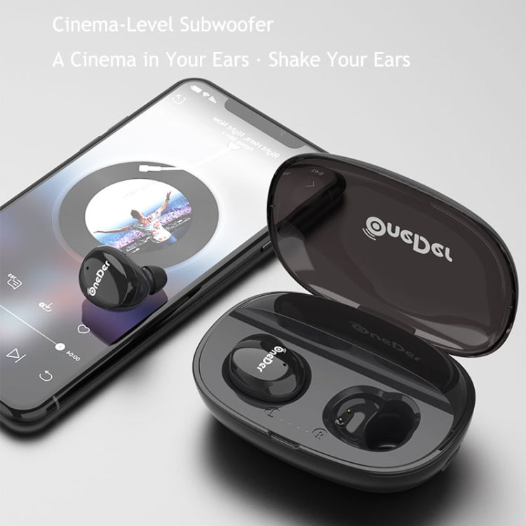 OneDer W12 Wireless Earphone with Waterproof IPX5 HD Stereo Sound TWS Bluetooth Earphone(Orange) - TWS Earphone by OneDer | Online Shopping South Africa | PMC Jewellery
