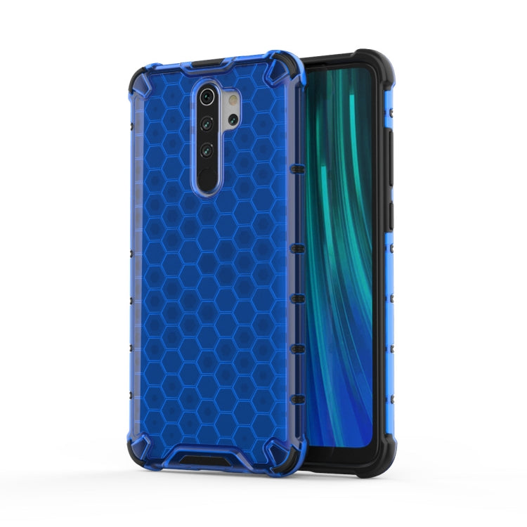 For Xiaomi Redmi Note 8 Pro Shockproof Honeycomb PC + TPU Case(Blue) - free shipping - PMC TechLife - Order now!