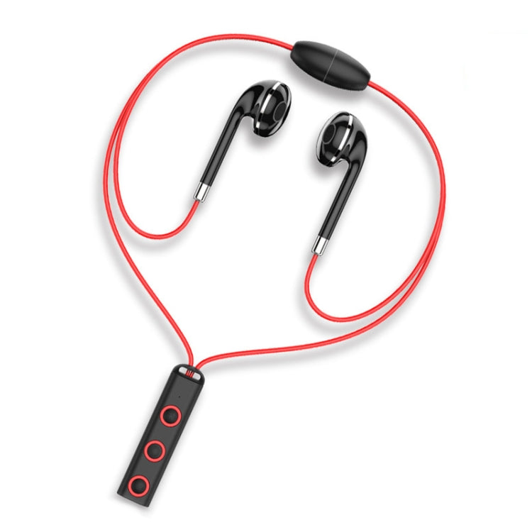 BT313 Magnetic Earbuds Sport Wireless Headphone Handsfree bluetooth HD Stereo Bass Headsets with Mic(Red) - Sport Earphone by PMC Jewellery | Online Shopping South Africa | PMC Jewellery