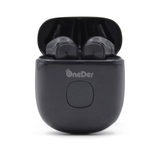 Oneder W16 TWS Bluetooth 5.0 Wireless Bluetooth Earphone with Charging Box, Support HD Call & LED Display Battery(Black) - TWS Earphone by OneDer | Online Shopping South Africa | PMC Jewellery