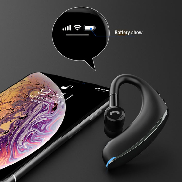 F900 Mini Earhook 180�� Freely Rotating Wireless Bluetooth 5.0 Earphone Car Handsfree Call Headphone(Black Gray) - Bluetooth Earphone by PMC TechLife | Online Shopping South Africa | PMC TechLife