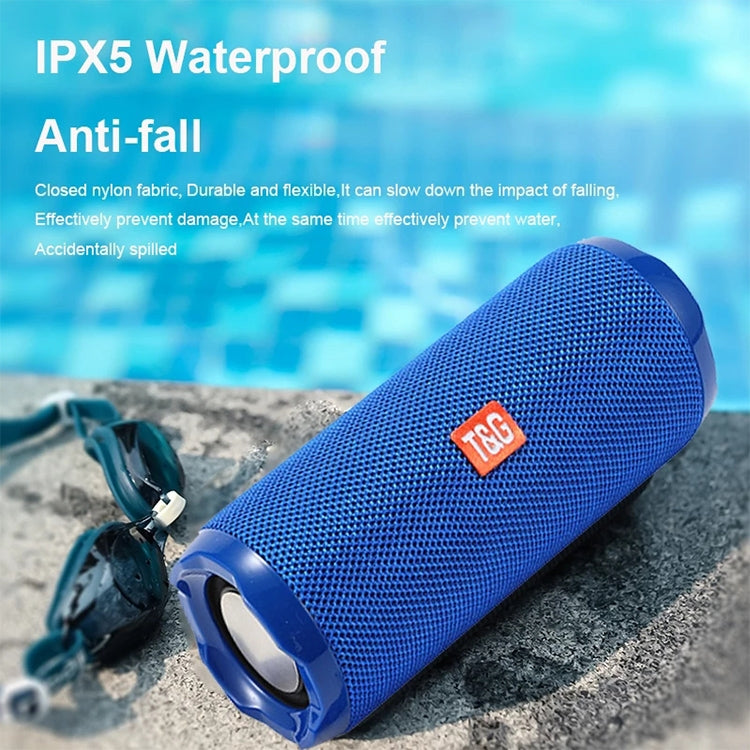 T&G TG191 10W Waterproof Bluetooth Speaker Stereo Double Diaphragm Subwoofer Portable Audio FM Radio(Red) - Waterproof Speaker by T&G | Online Shopping South Africa | PMC Jewellery | Buy Now Pay Later Mobicred