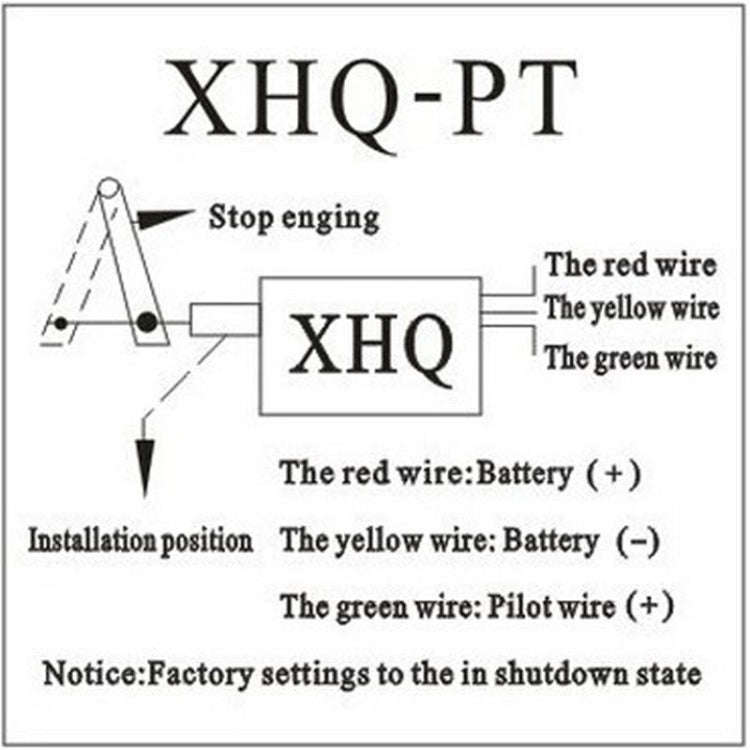 Normally Close DC 12V/24V Diesel Engine Flame Out Device Engine Stop Solenoid Valve XHQ-PT Power Off Pull Type Flameout Magnetic 12V - Gasoline Generators by PMC Jewellery | Online Shopping South Africa | PMC Jewellery